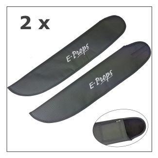 E-PROPS Pokrowce PLUG’n’FLY — 4 osłony, 115–135 cm